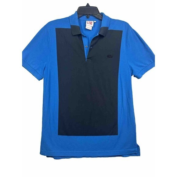 Lacoste Sport Shirt Mens Size 5  Blue‎ Short Sleeve Polo - Picture 1 of 8